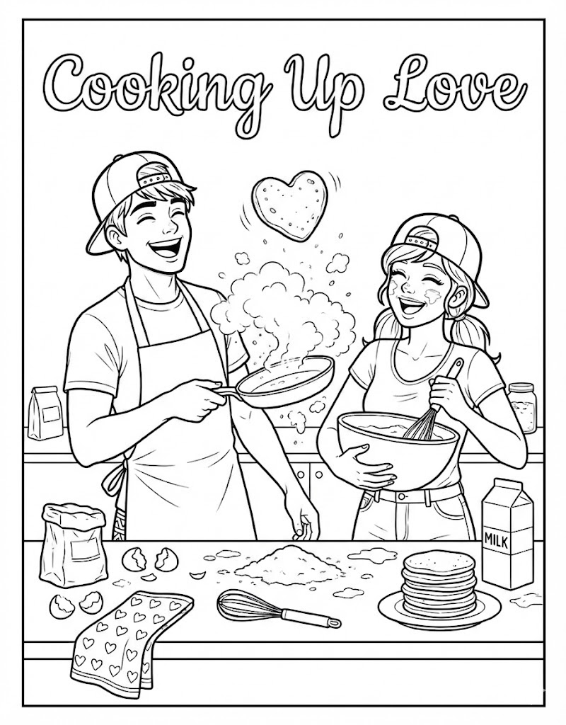 A Valentine's Day Love Story Coloring Book - Payhip