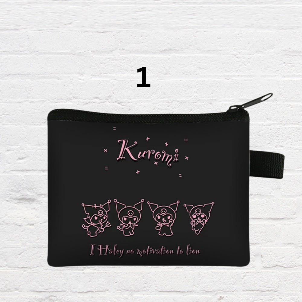 Kuromi & My Melody-Inspired Wallet | Kids’ Coin Purse & Pouch