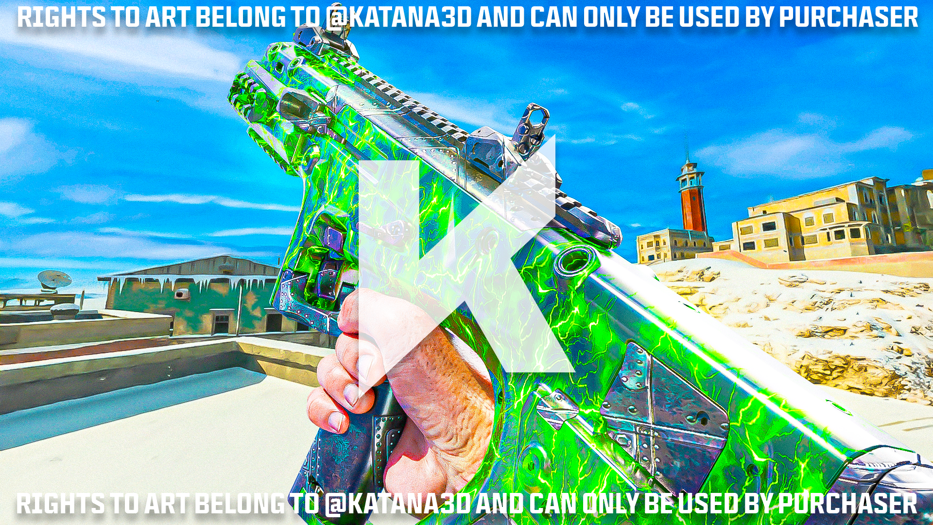 COD/BO7 Thumbnail - Weaponized 115 Razor 9mm (2 Versions) - Payhip