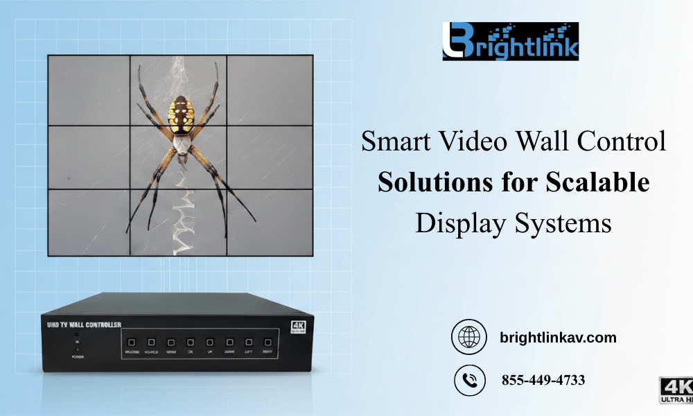 Smart Video Wall Control Solutions for Scalable Display Systems