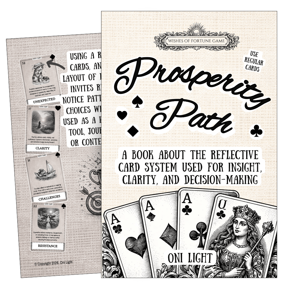 Prosperity Path Game Book by Oni Light Digital Download