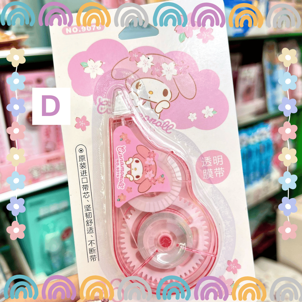 Kids correction tape with adorable character-inspired design