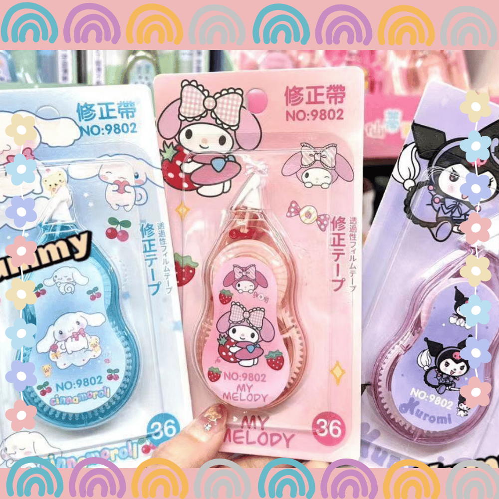 Fun and cute correction tape for kids stationery