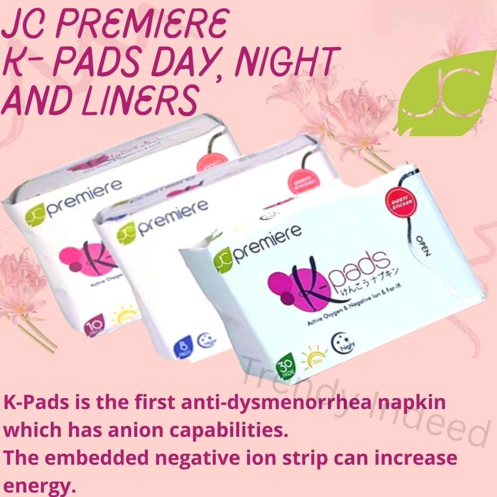 JC Premiere K-Pads panty liners with anion technology