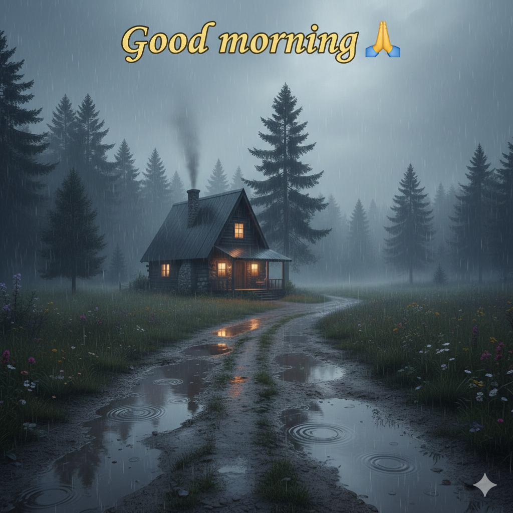 A serene cold good morning rainy day scene - Payhip