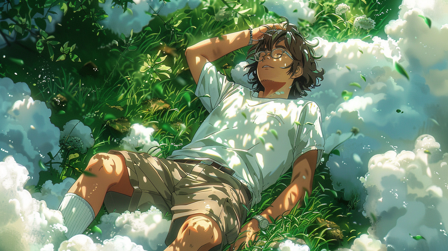 lofiartloft digital anime cozy lofi art instand download printing file wall art wallpaper