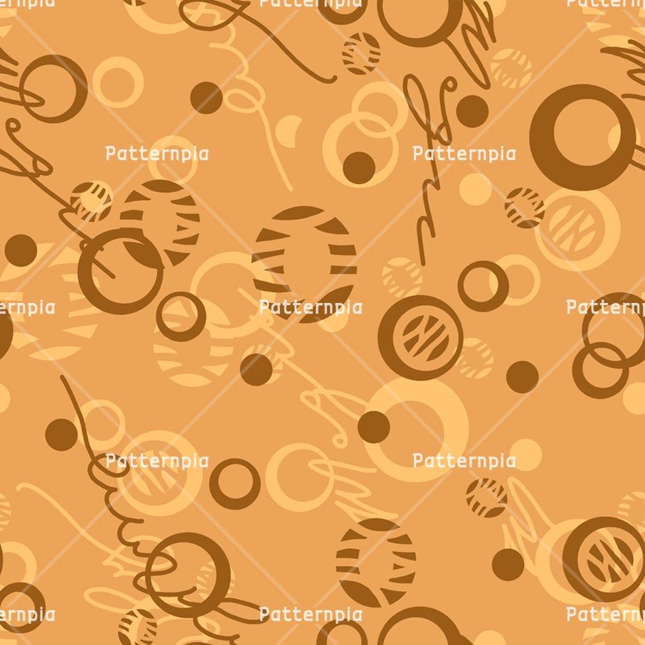 Patternpia Seamless Repeat Textile Pattern PSD JPG – Golden Scribble ...