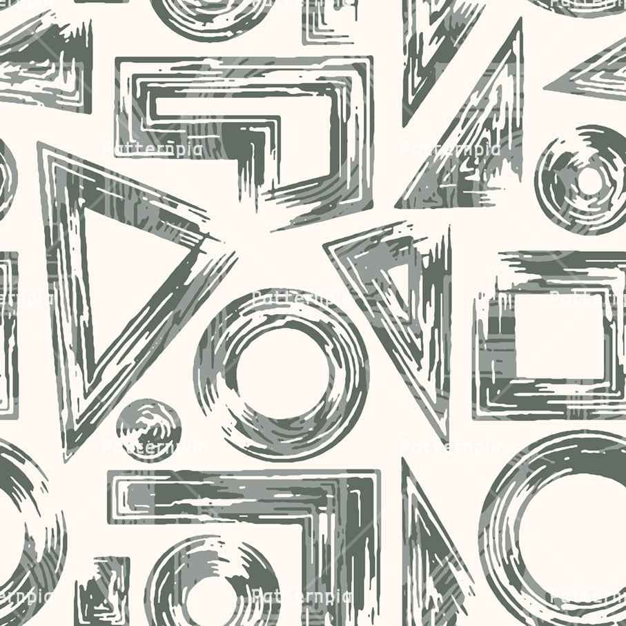 Patternpia Seamless Repeat Textile Pattern PSD JPG – Sage Brushwork Geo ...