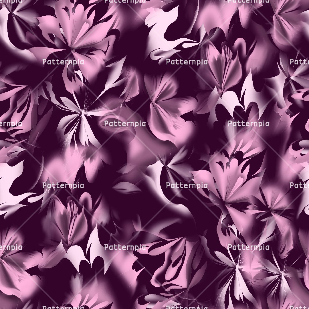 Patternpia Seamless Repeat Textile Pattern PSD JPG – Midnight Orchid ...