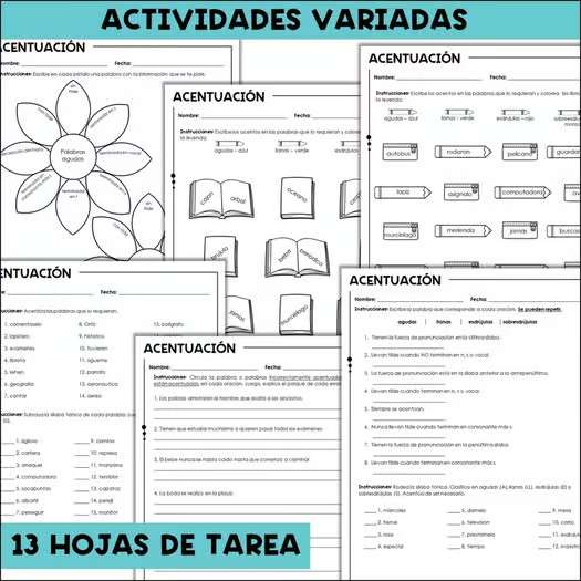 Reglas de acentuación - Acentuación - Acentos - Spanish accents