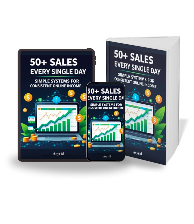Get 50+ sales every single day, Digital product