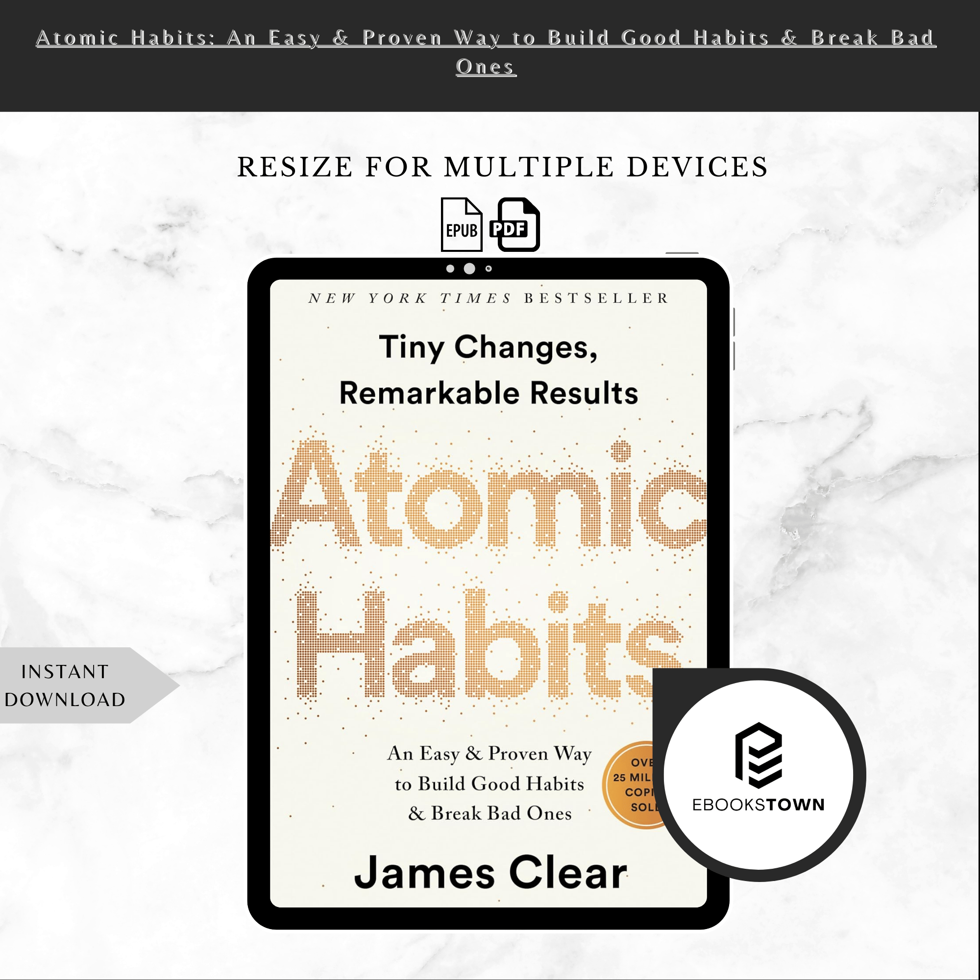 Atomic Habits: An Easy & Proven Way to Build Good Habits & Break Bad ...