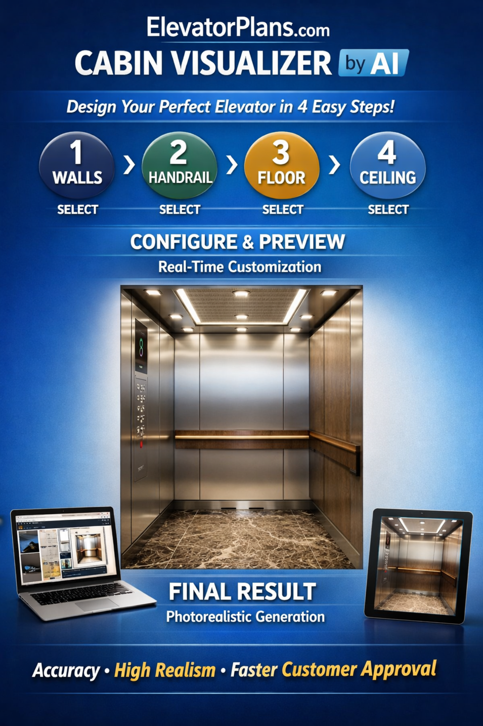 AI Elevator Cabin Visual Configurator
