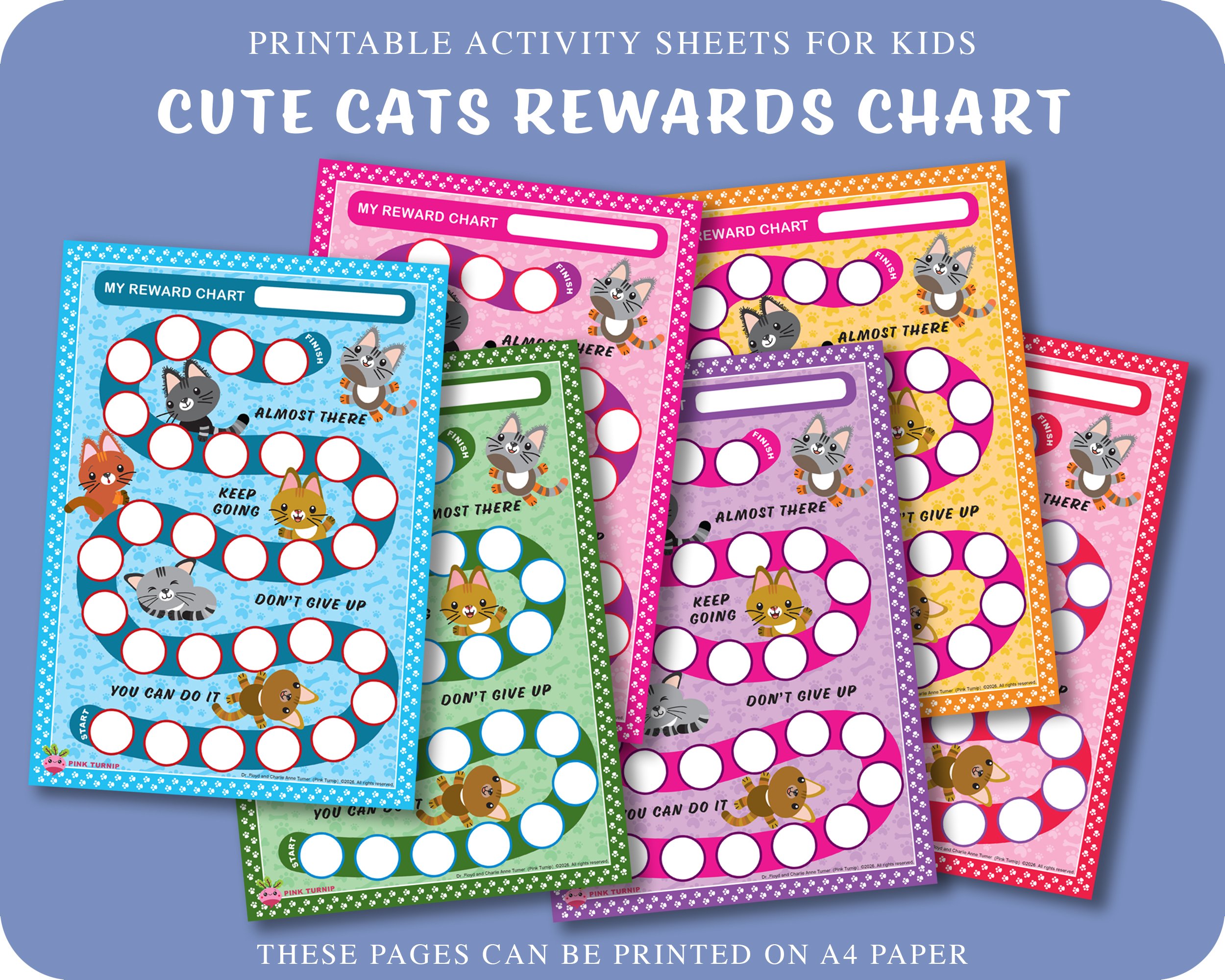Cats Reward Chart A4 - Payhip