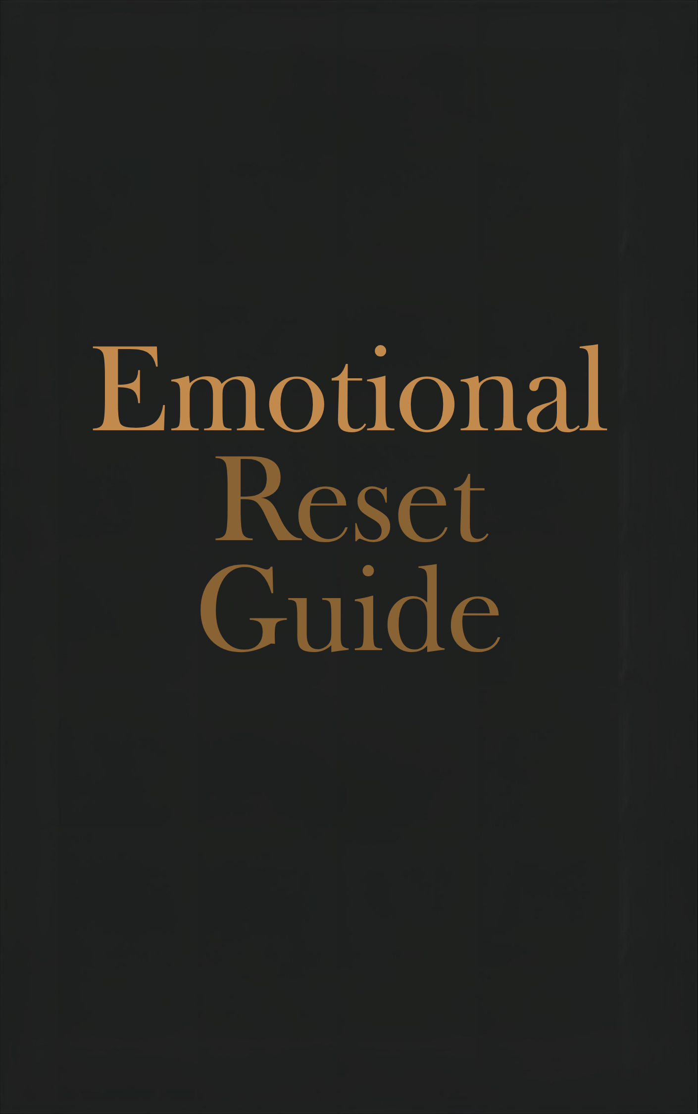 FREE Emotional Reset Guide - A gentle space to pause, breathe, and ...
