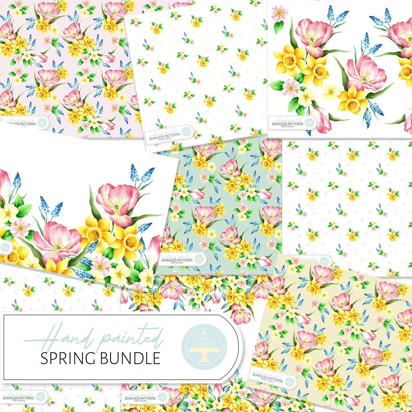 Spring garden - Full collection - A4 & A3 - Payhip