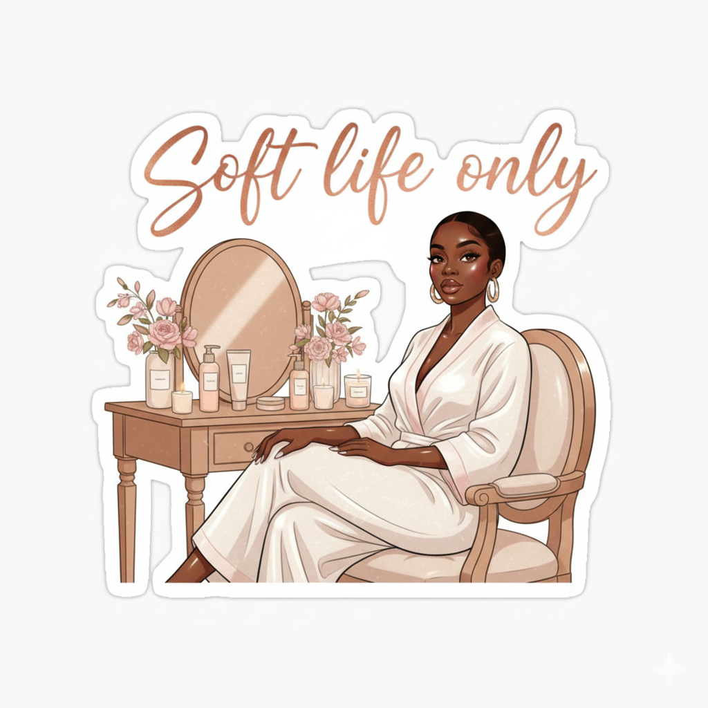 Soft Life Princess — “Soft life only”Sticker Pack - Payhip