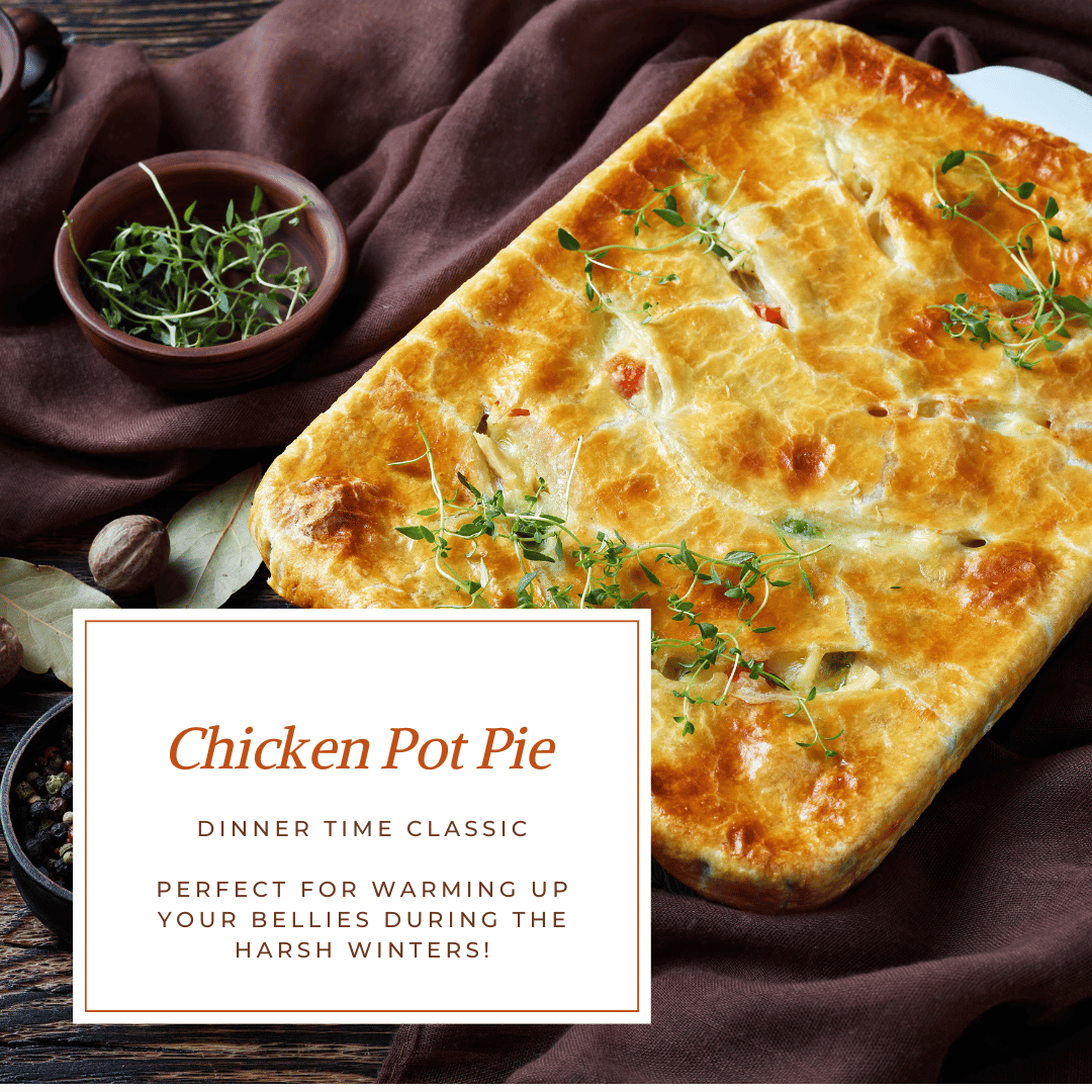 classic chicken pot pie recipe from a professional chef, Chef J. LeAnn