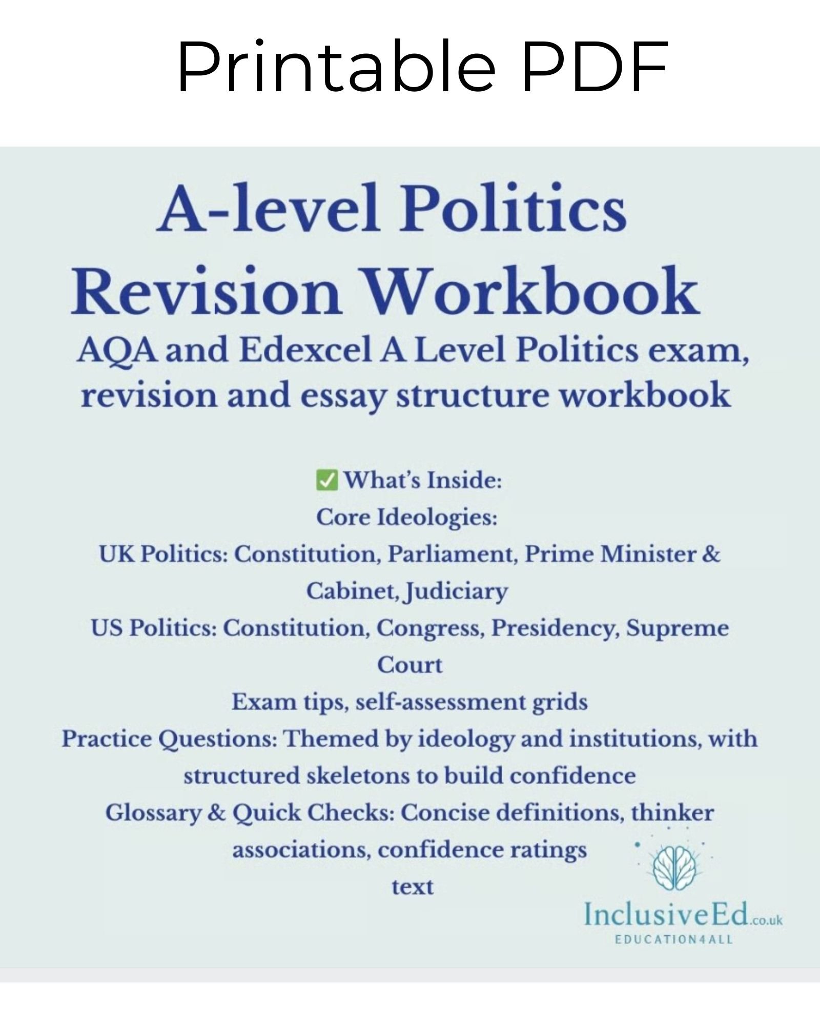 InclusiveEd PSHE, Citizenship & Politics Teaching Resources - Payhip