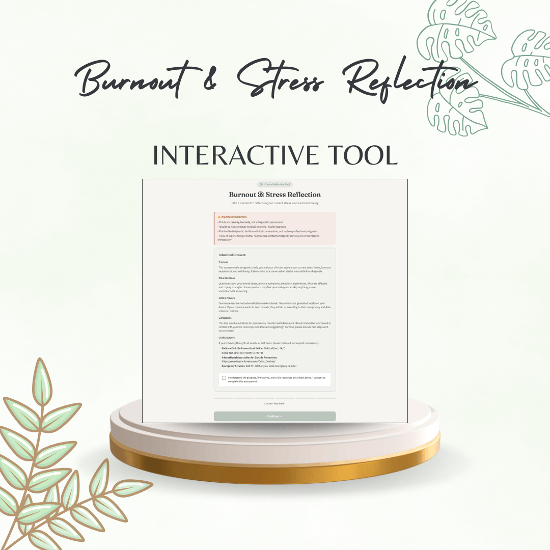 The Burnout Reset™: Interactive Stress & Burnout Reflection Assessment ...