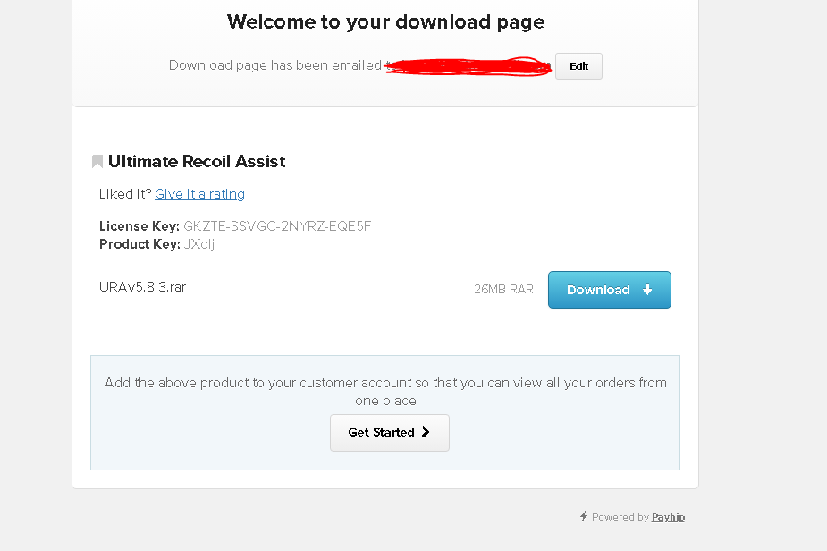 EN: Your key has been generated. Copy it, then click Download to download the program. FR : Ta clé a été générée. Copie-la, puis clique sur Download pour télécharger le programme.