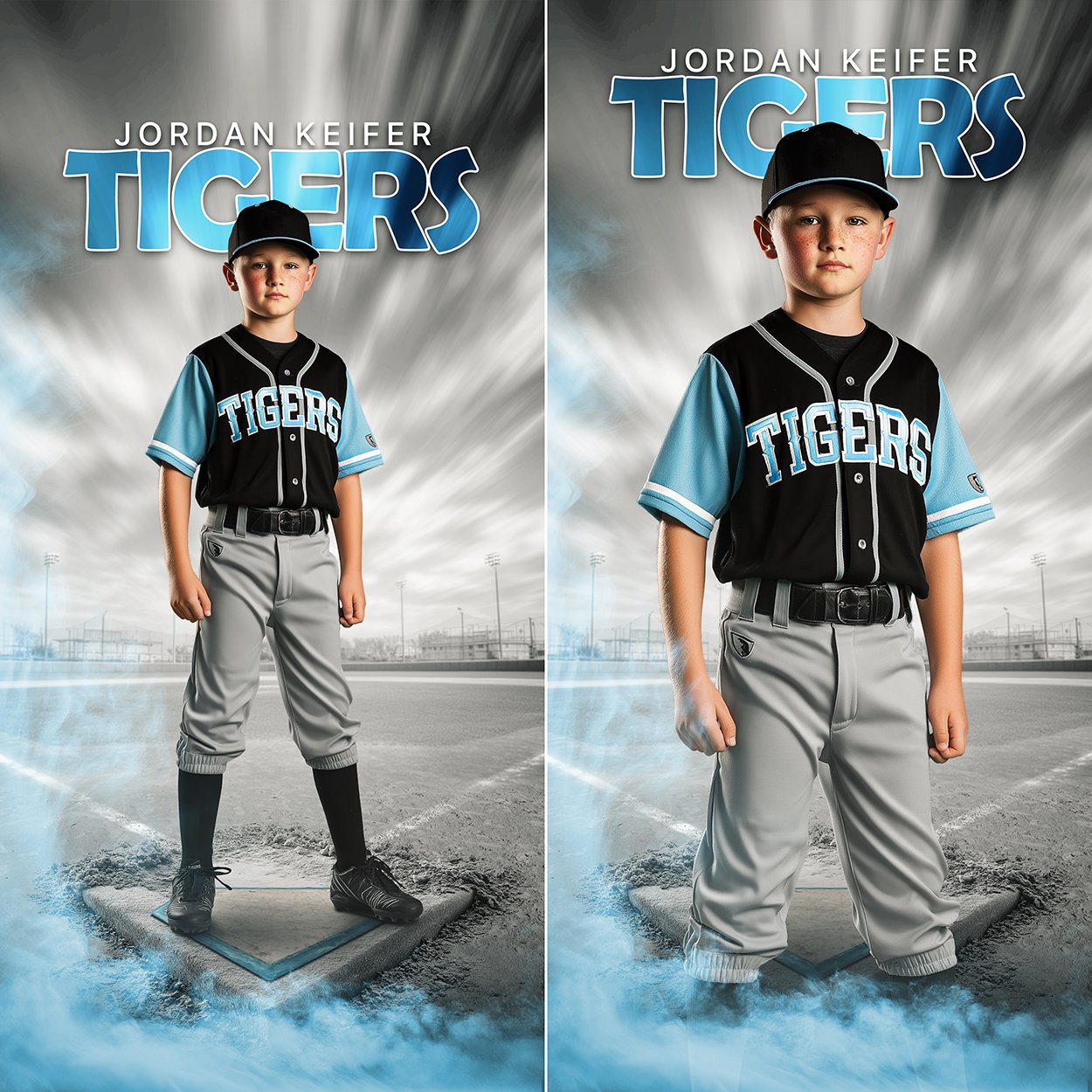 Strikezone, Photoshop Template, Digital Background, Sports Design, Banner, Poster, Teams, Schools, Photo Day, Media Day, Epic, Modern, Cool, Edgy