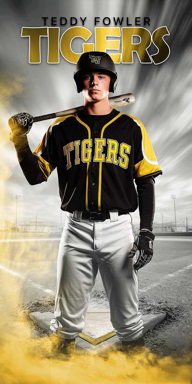 Strikezone, Photoshop Template, Digital Background, Sports Design, Banner, Poster, Teams, Schools, Photo Day, Media Day, Epic, Modern, Cool, Edgy