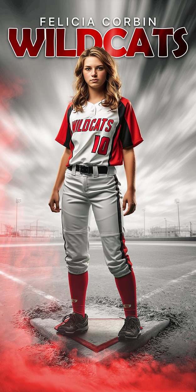 Strikezone, Photoshop Template, Digital Background, Sports Design, Banner, Poster, Teams, Schools, Photo Day, Media Day, Epic, Modern, Cool, Edgy
