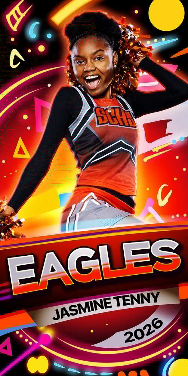 Flashback, Retro, 80s, Photoshop Template, Digital Background, Sports Design, Banner, Poster, Teams, Schools, Photo Day, Media Day, Epic, Modern, Cool, Edgy