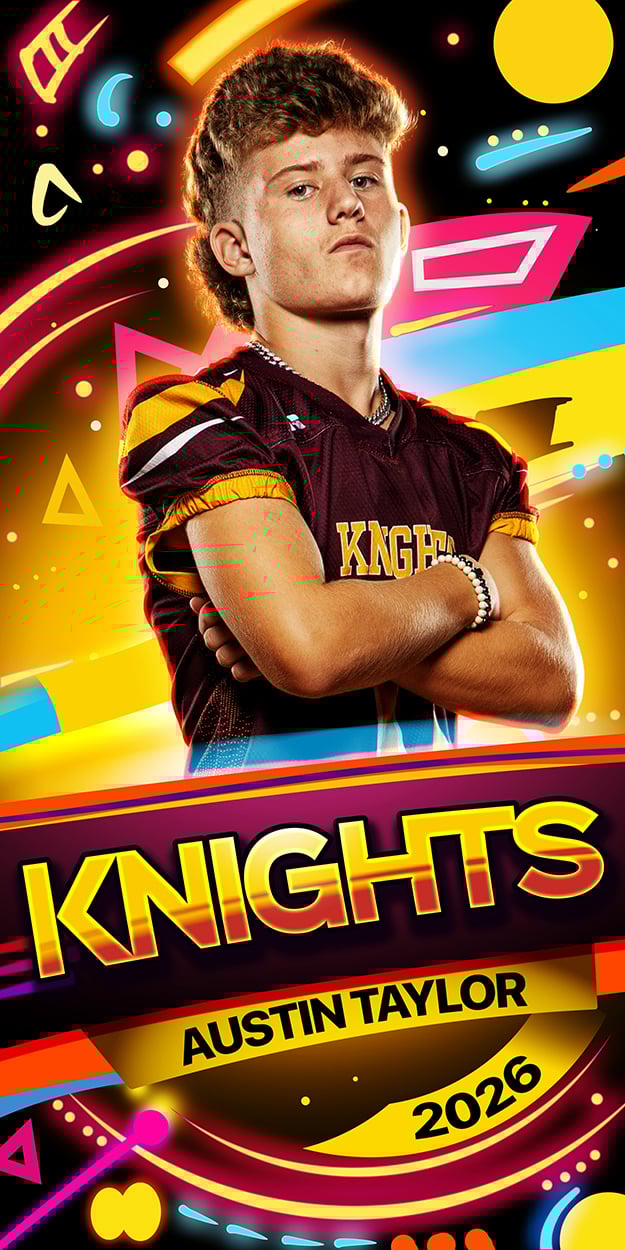 Flashback, Retro, 80s, Photoshop Template, Digital Background, Sports Design, Banner, Poster, Teams, Schools, Photo Day, Media Day, Epic, Modern, Cool, Edgy