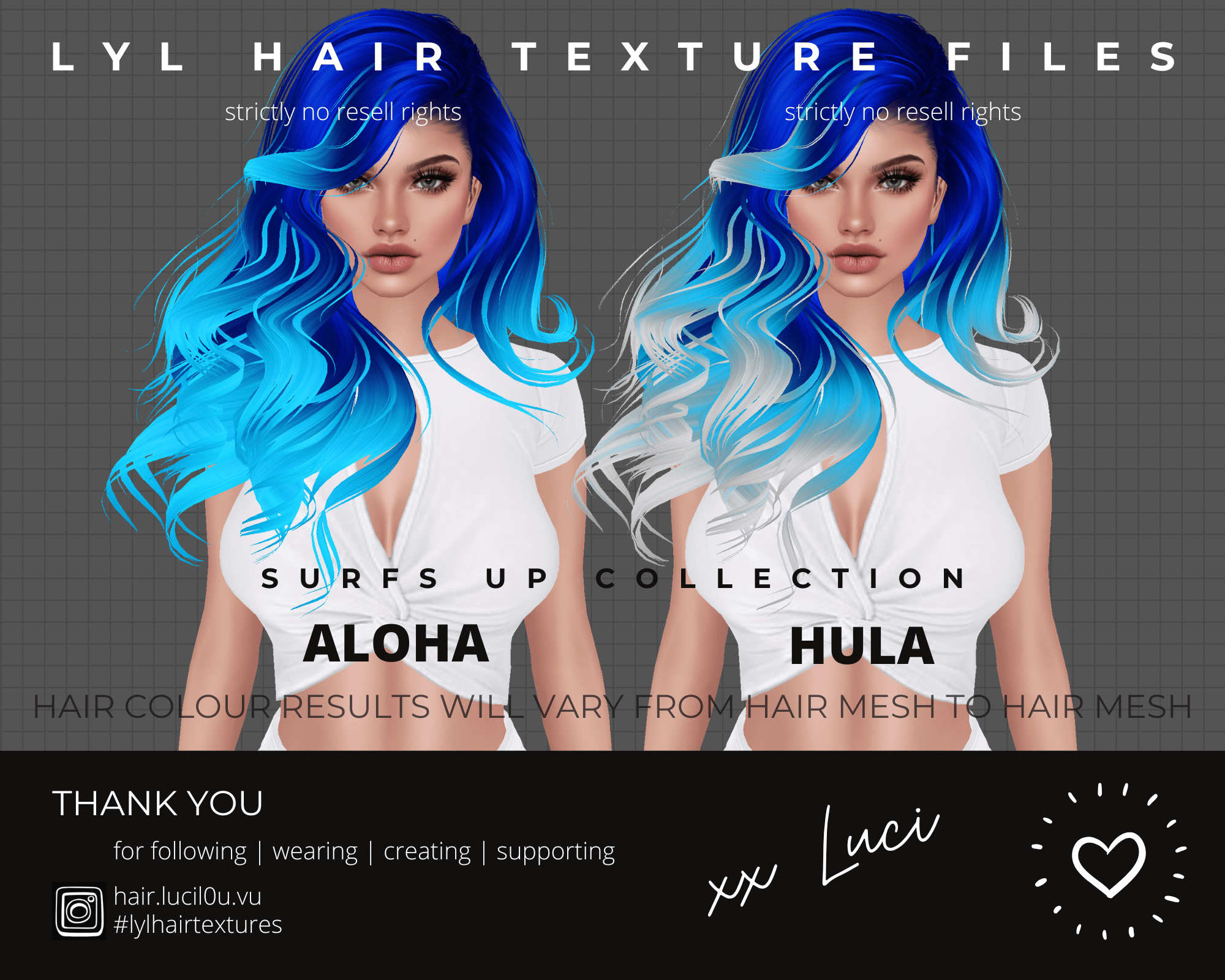 Digital Hair Texture File Pack: Surfs Up - Payhip