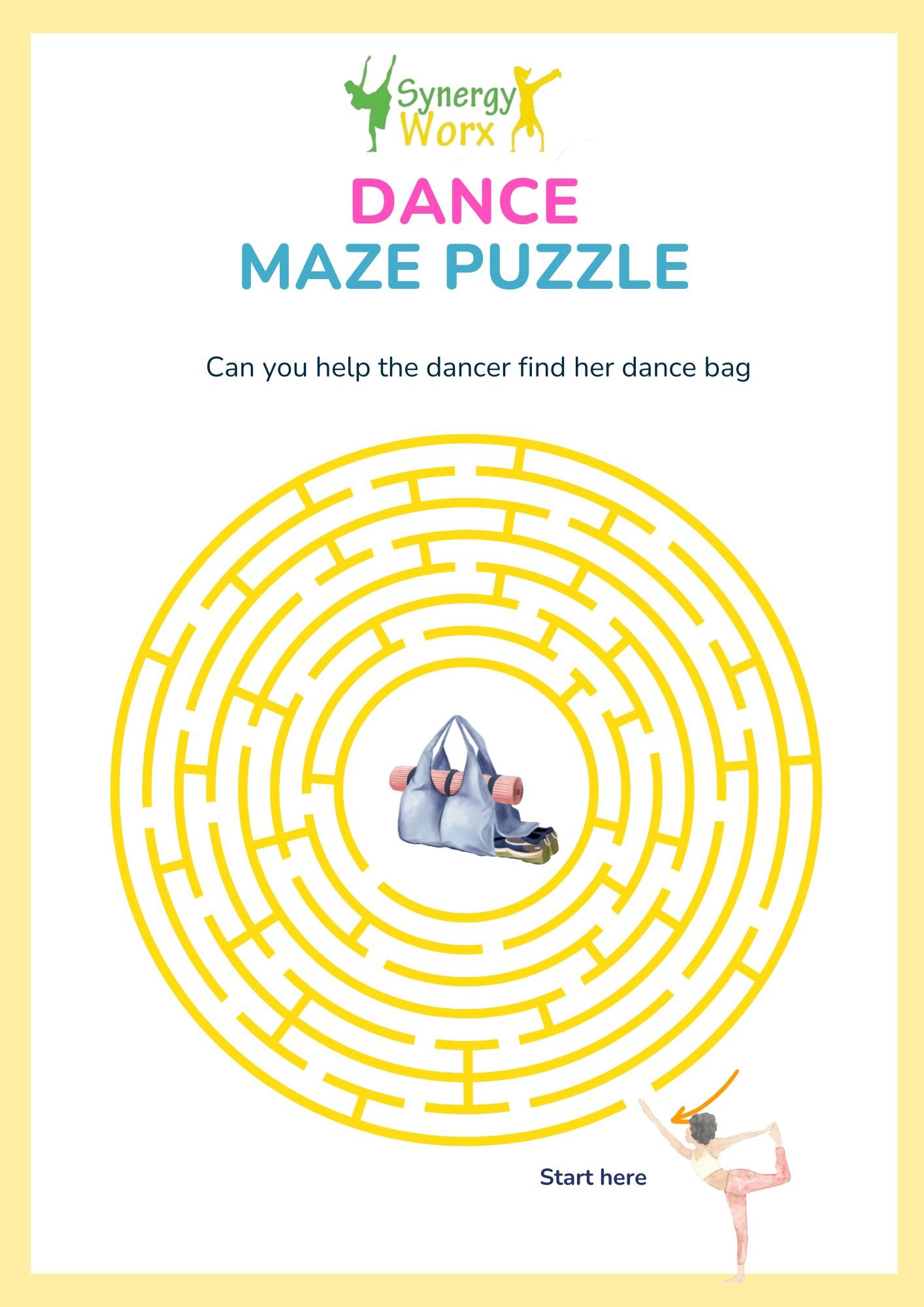 Free Dance Maze Activity - Payhip