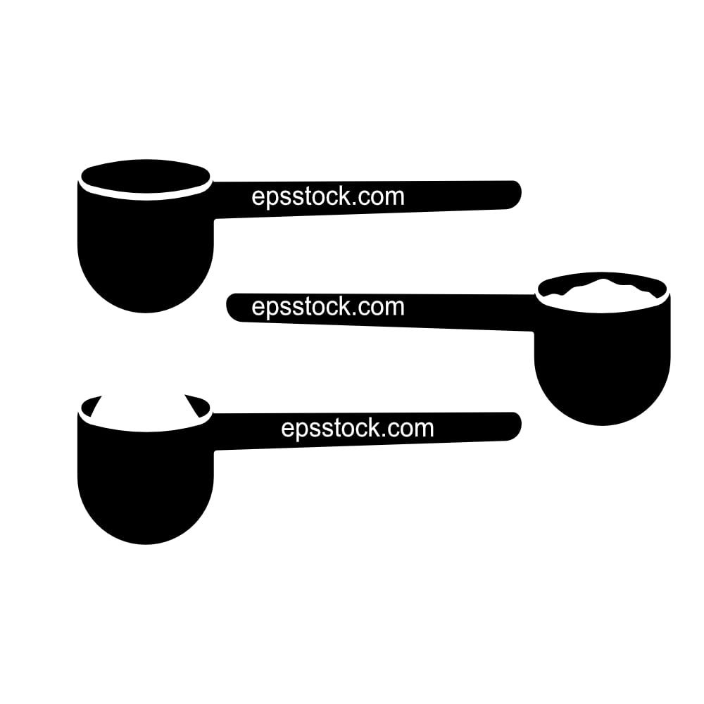 plastic measuring spoon