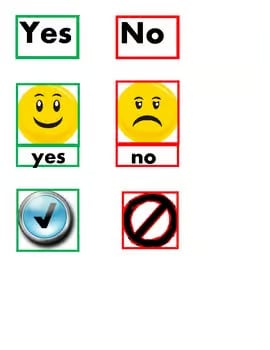 Yes and No Questions practice for Autism