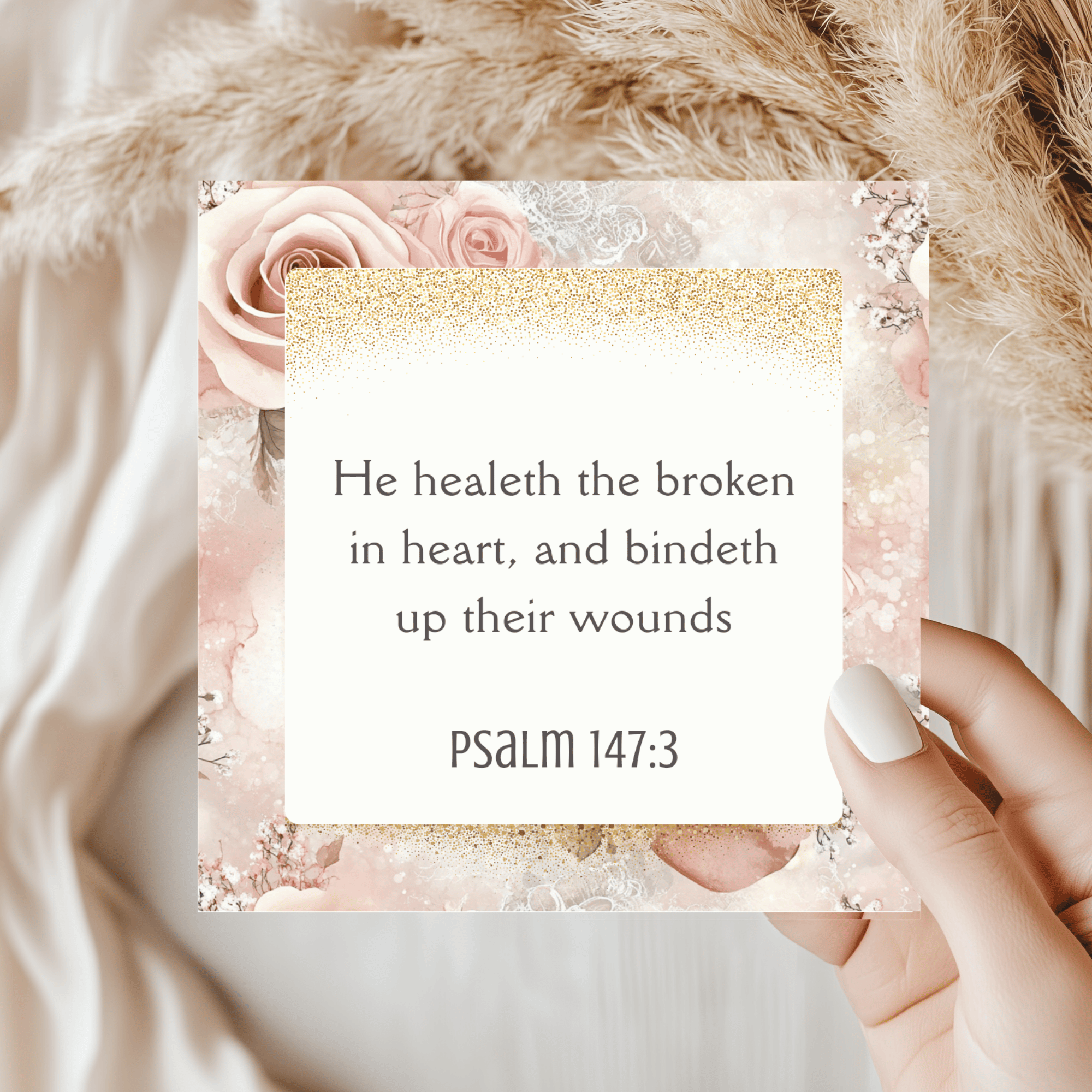 Bible Verse Affirmation Cards | Christian Encouragement Cards