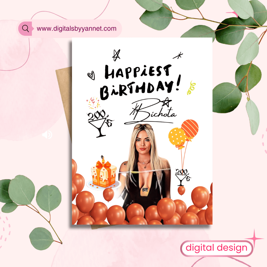 spanish Printable birthday card