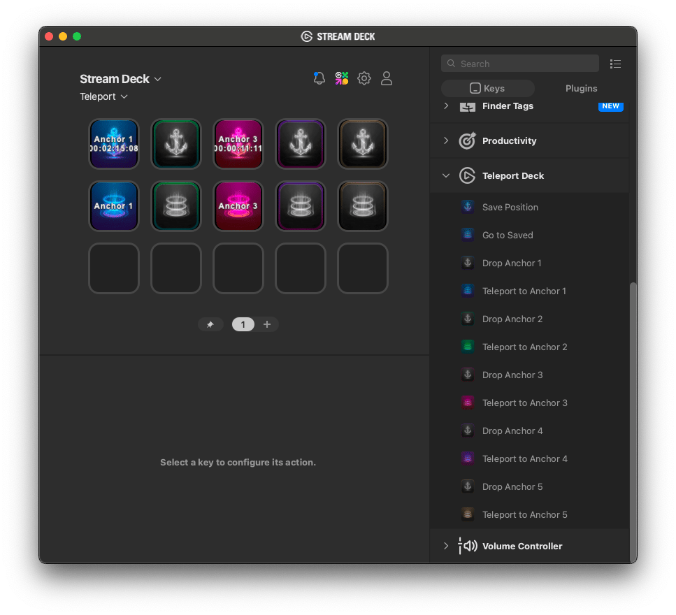 teleport stream deck plugin