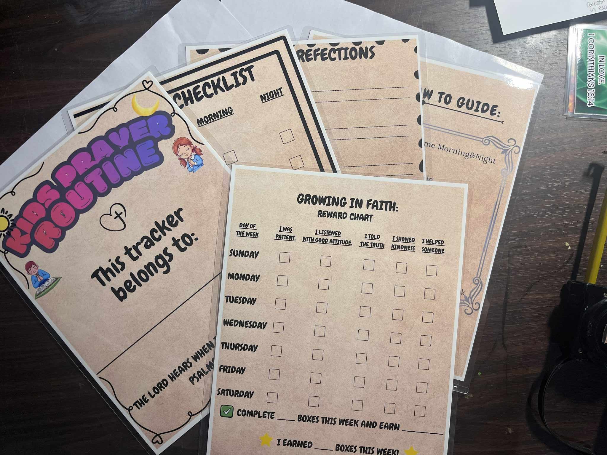 Prayer and Progress Kit (kids) - Payhip