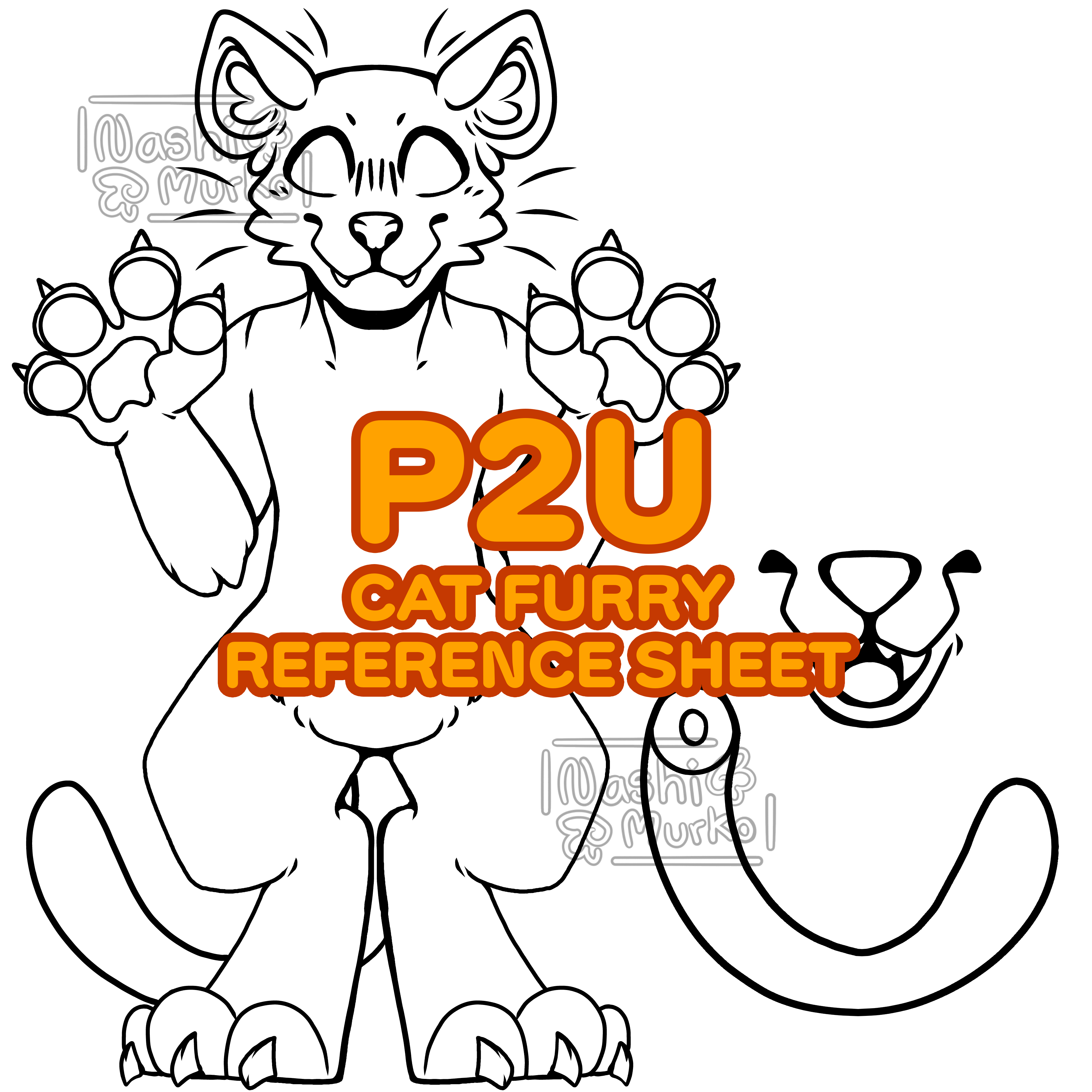 Cat Fursona Base - Payhip