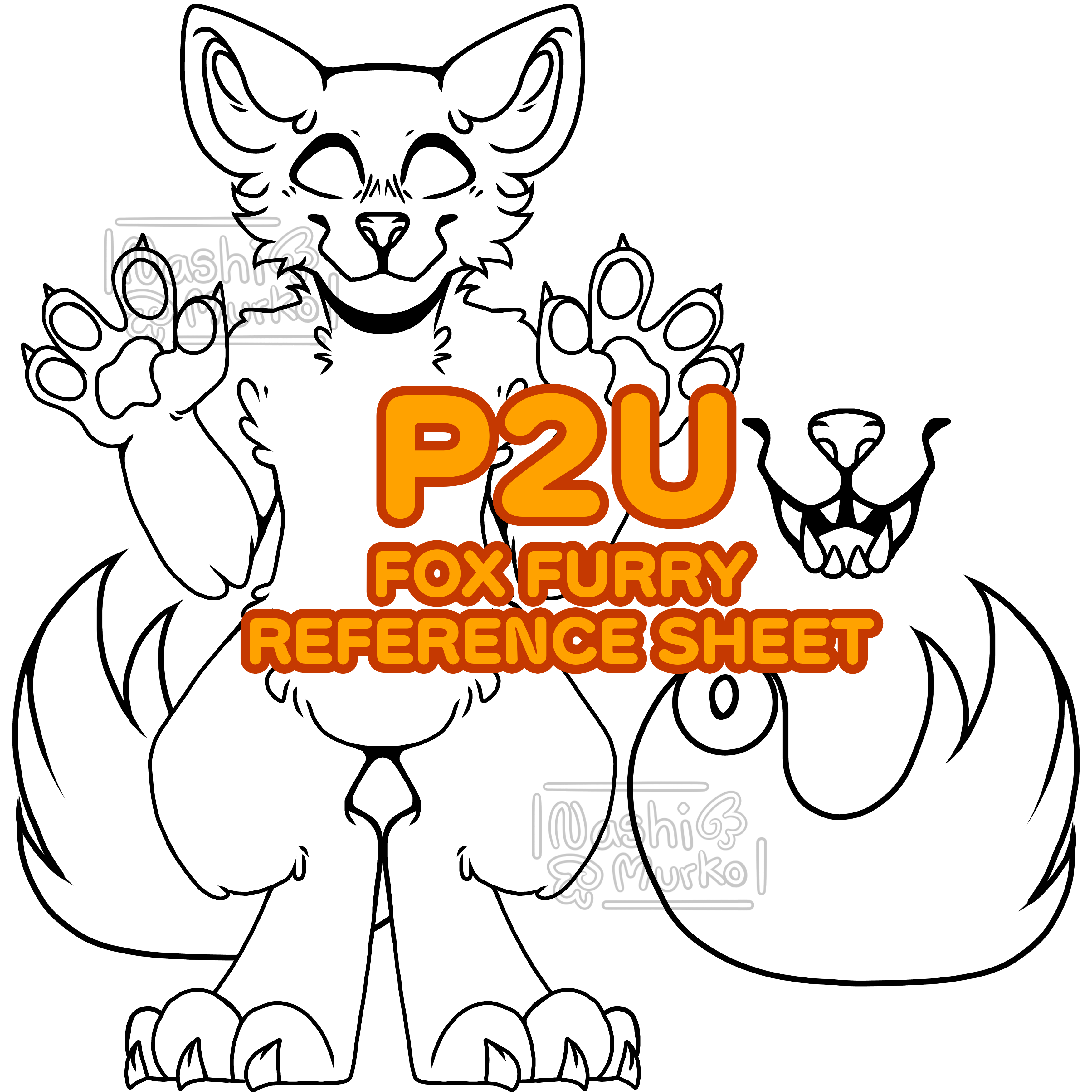 Fox Fursona Base - Payhip