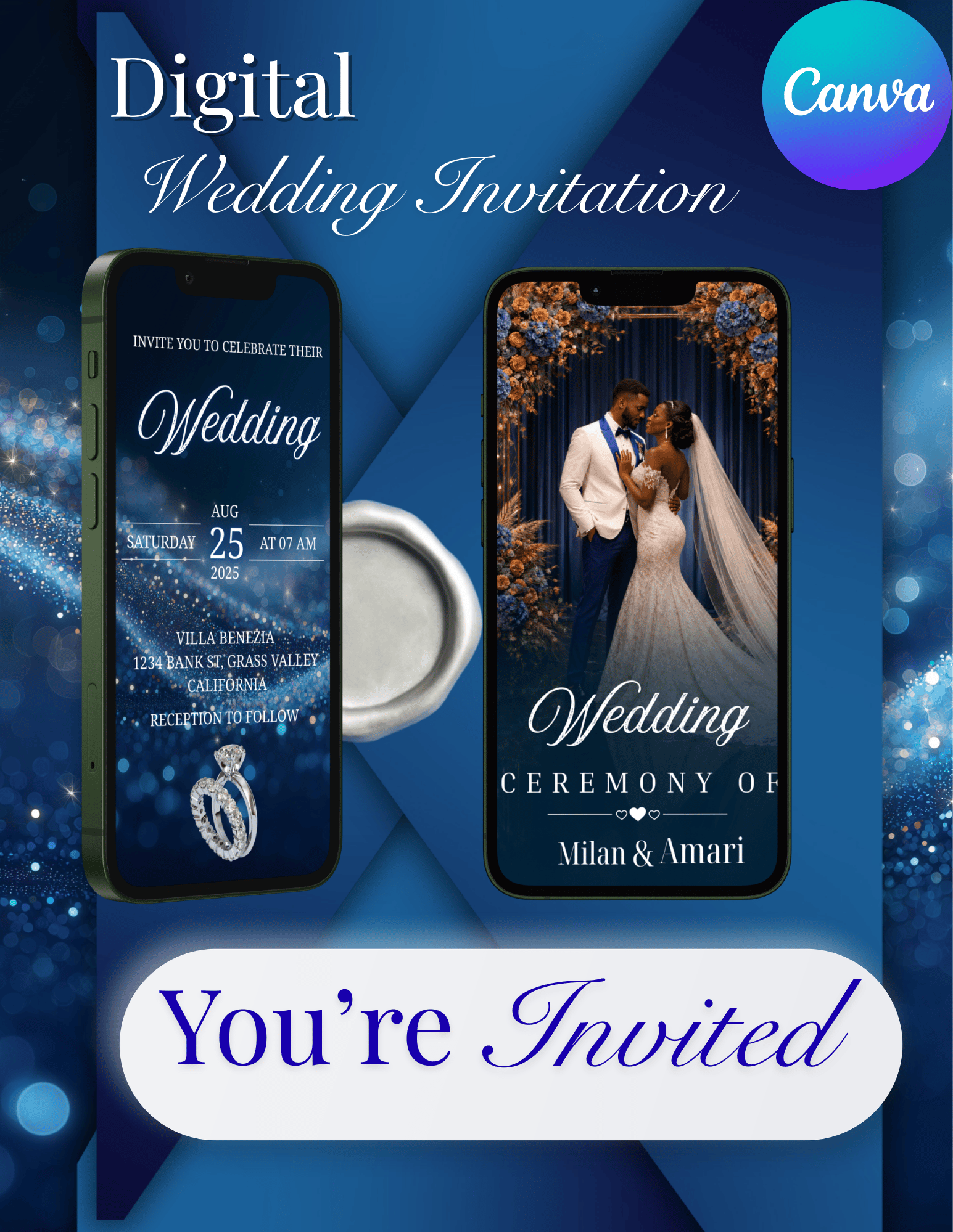 Digital Invitations Digital wedding invitation template - Payhip