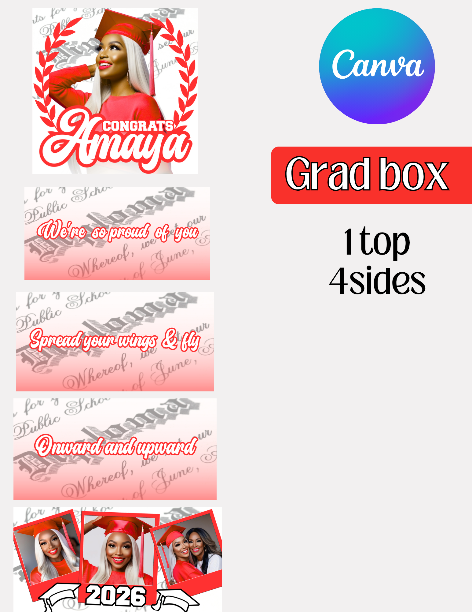 Girls grad box - Payhip