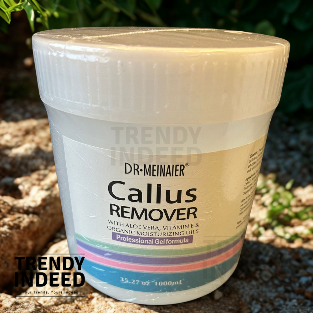 Foot care gel with aloe collagen and mint for soft smooth feet