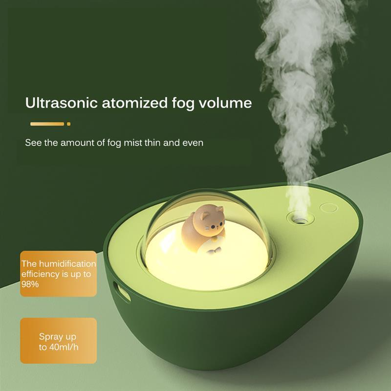 Mini mist diffuser avocado design for home office and bedroom
