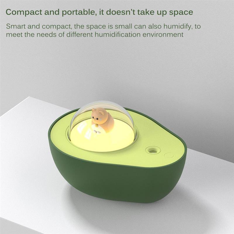 Avocado mini humidifier for air moisture and comfortable environment