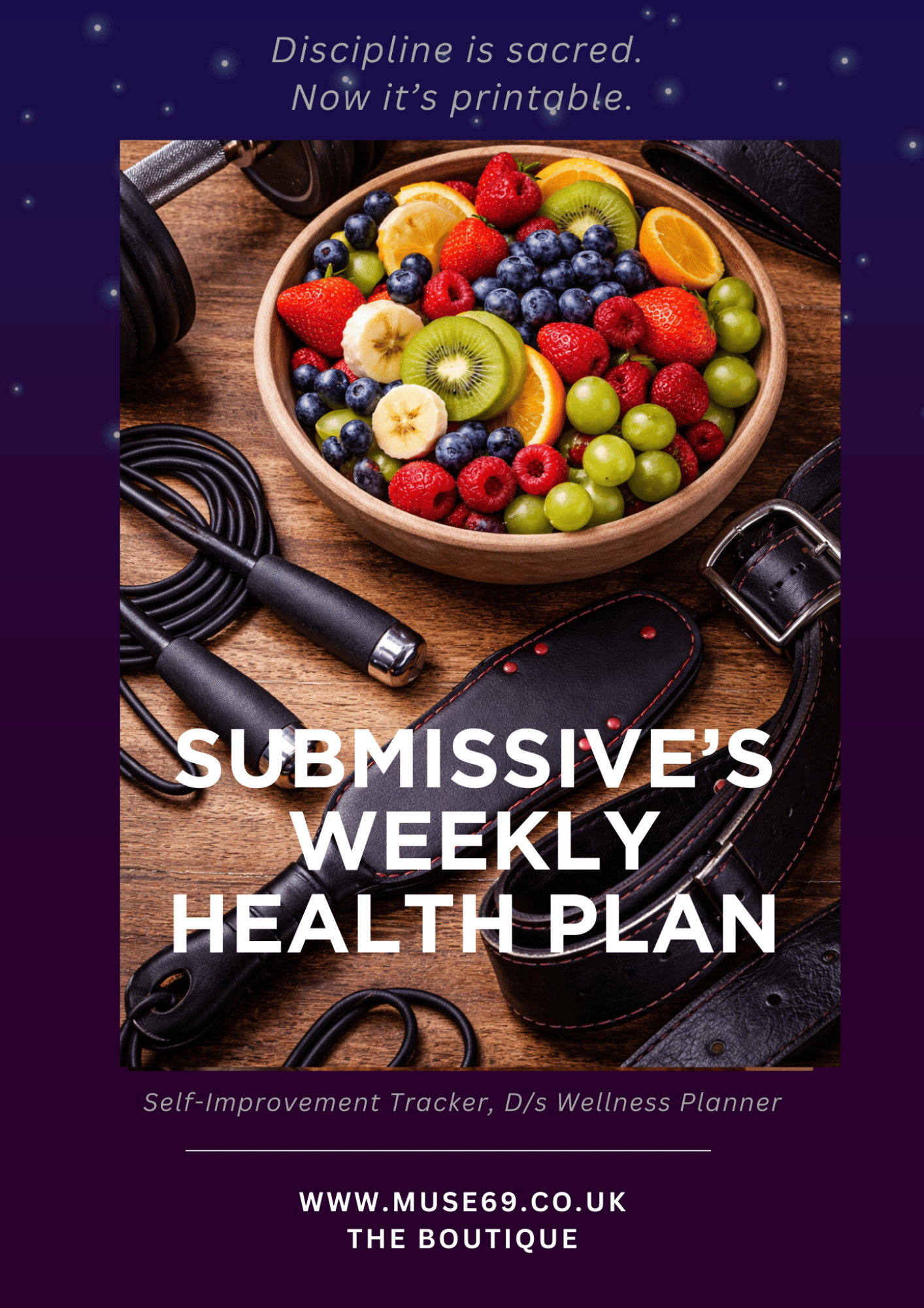 Submissive's Weekly Health & Domestic Discipline Plan - Payhip