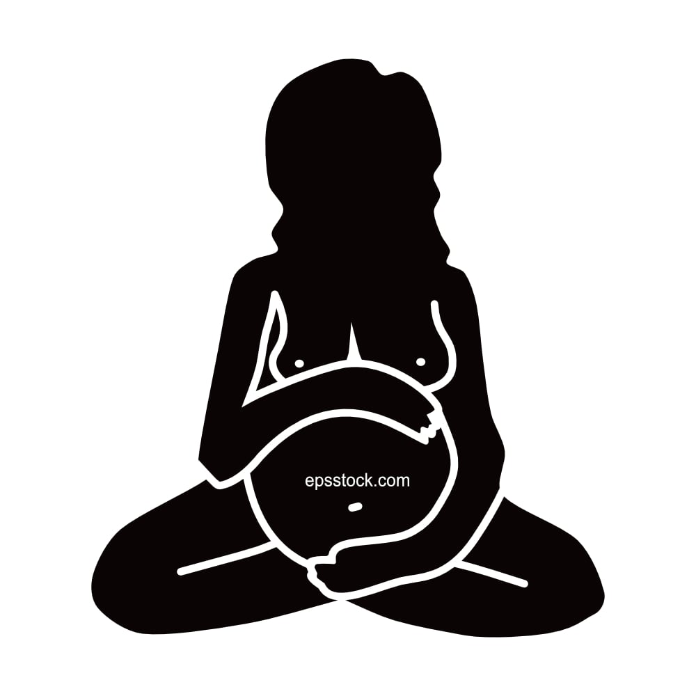 Pregnant woman figure