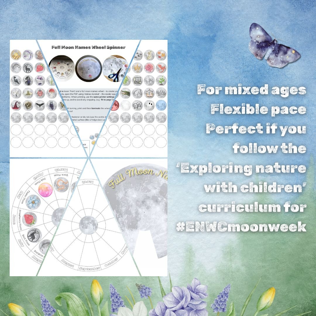 learn the full moon names craft #enwcmoonweek