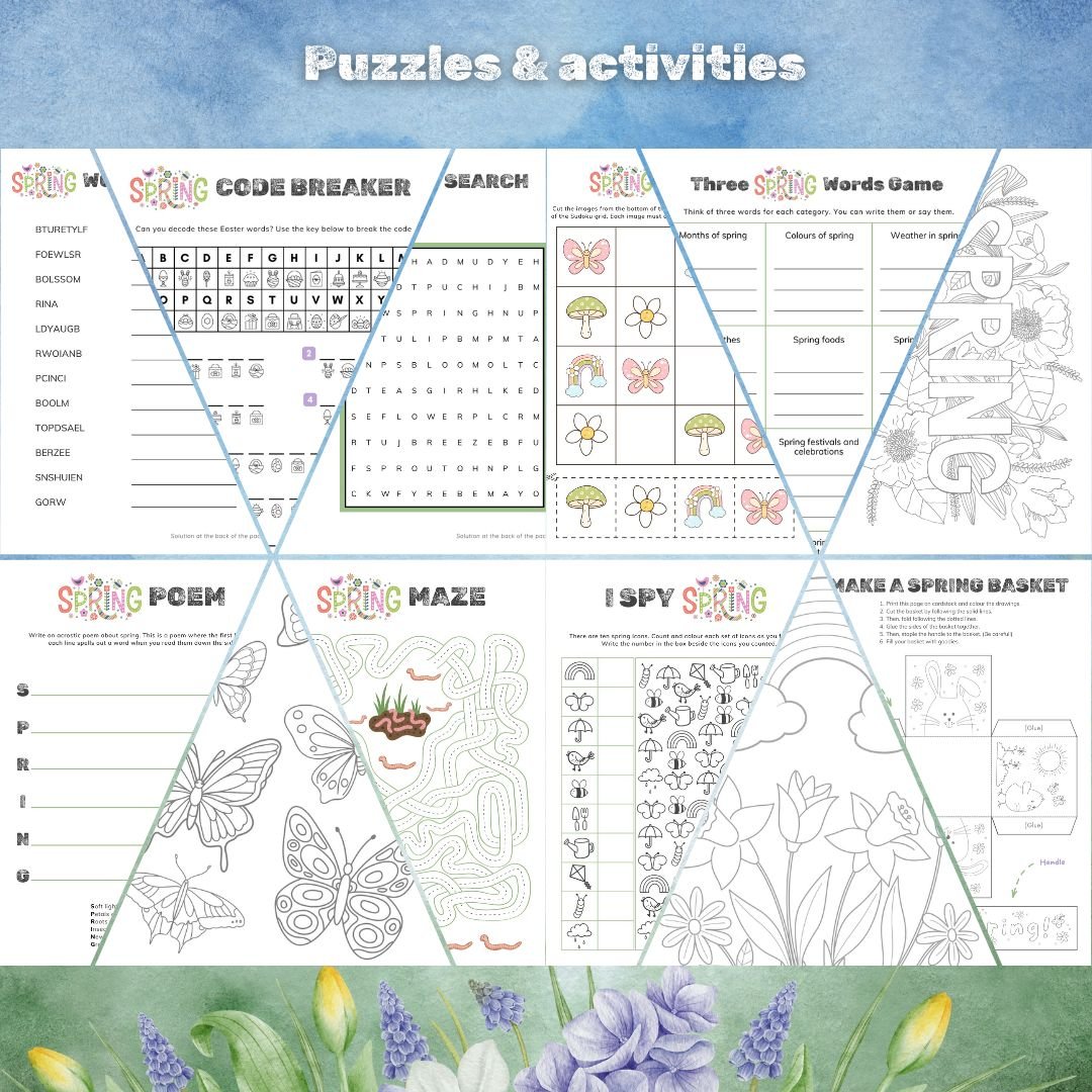 Spring moon activities for kids