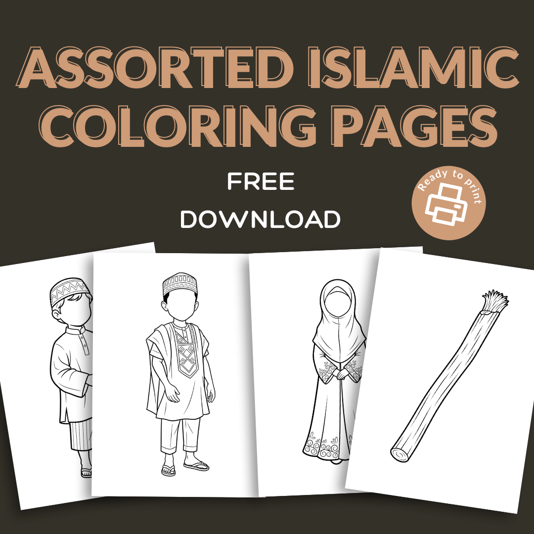 Assorted Islamic Coloring Pages